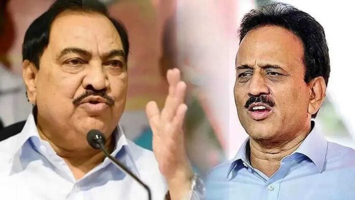 Girish Mahajan and Eknath Khadse