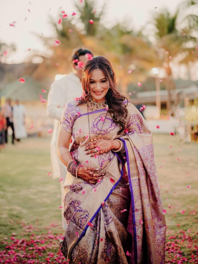 Manjari Vishwaraj Mahadik | विश्वराज महाडिक यांच्या पत्नी मंजिरी महाडिक यांचा डोहाळे जेवणाचा सोहळा उत्साहात पडला पार.